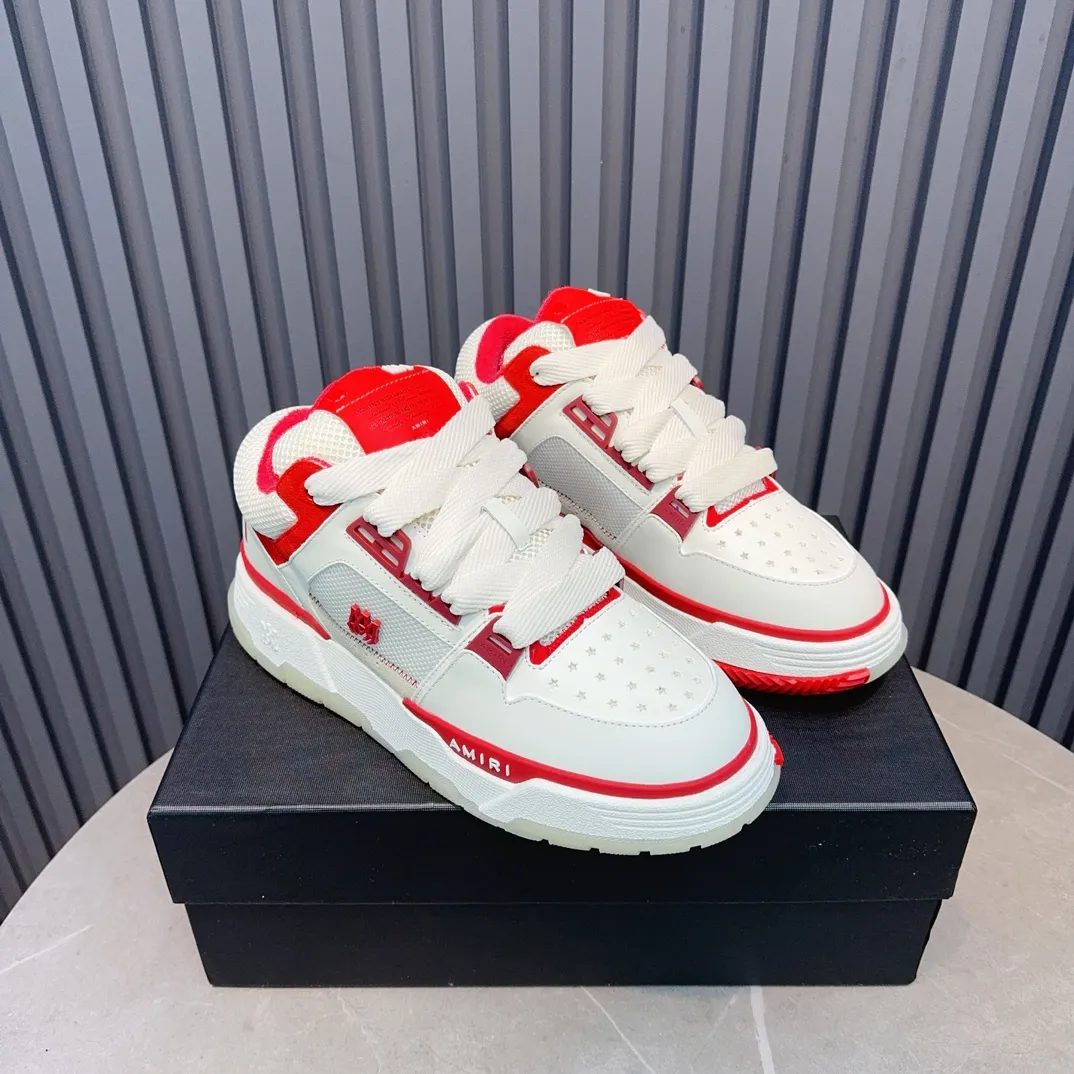 Men's shoes 💰660💰 AMIRI AMIRI trendy brand hot sale 🔥 Available all year round, couples 💑 Official website synchronization Imported fabrics 1⃣️ vs 1⃣️ replica, original factory special original sole, 35-45 (45. non-refundable)